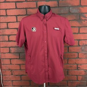 Columbia Women's Large Button-Down Shirt – Florida‎ State Seminoles